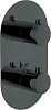 Термостатический смеситель для душа Nobili Live WE00102/TFLP глянцевый черный