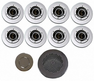 Гидромассаж для ванны Aquanet Koller 204806, 8 форсунок d=50mm латунь