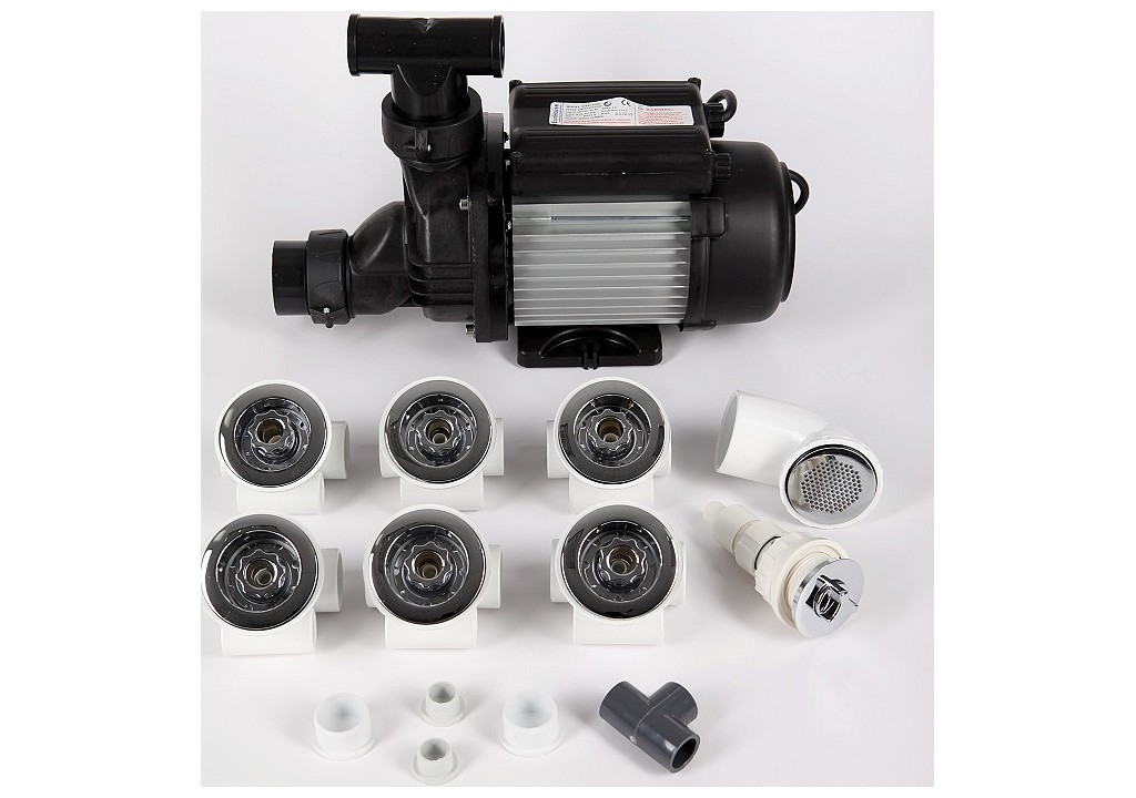 Гидромассаж для ванны Aquanet 204668, 6 форсунок d=77mm латунь