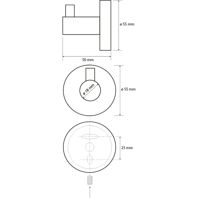 Чертеж Крючок Bemeta Neo 104106025