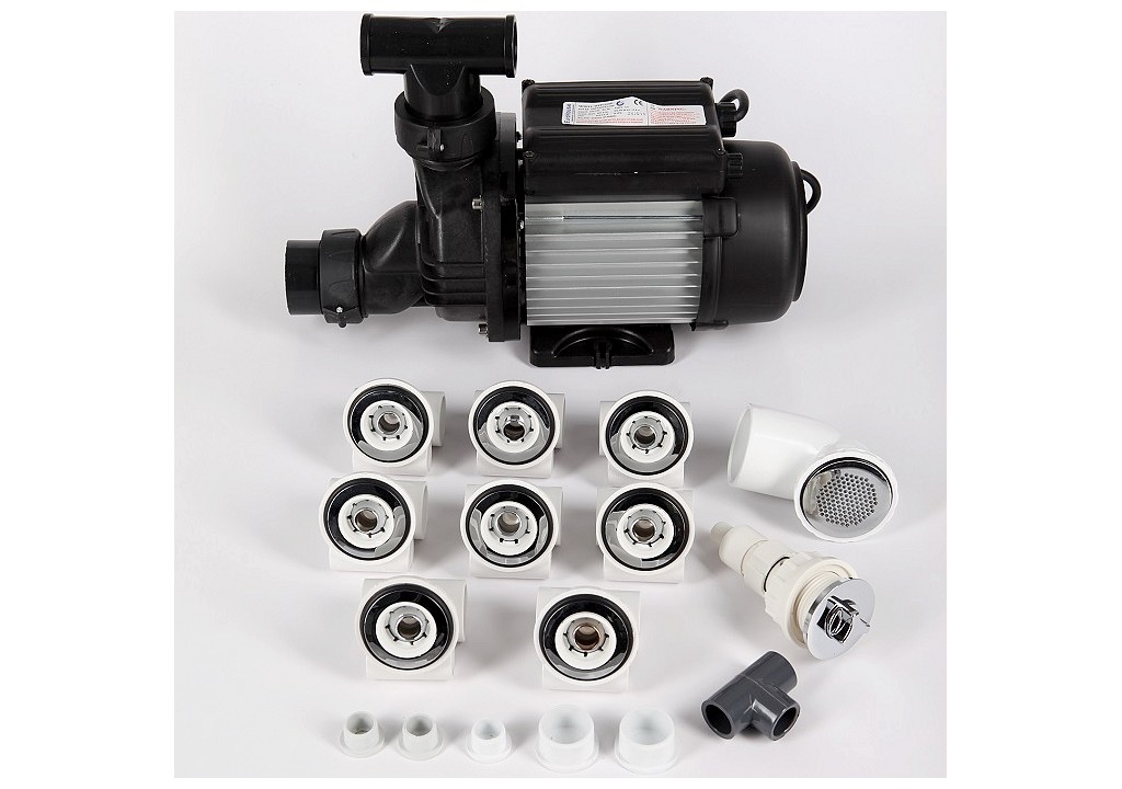 Гидромассаж для ванны Aquanet 204804, 8 форсунок d=77mm латунь