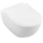 Подвесной унитаз Villeroy&Boch Subway 2.0 5614R201 (5614R001+9M78S101) с сиденьем