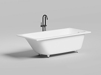 Ванна из искусственного камня Salini Orlando 170х80 102016M белая матовая