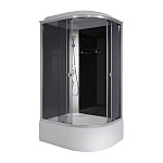 Душевая кабина Niagara Eco 120x90 E120/90/40L/TN черный/серебро