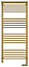 Полотенцесушитель электрический Сунержа Богема с полкой 2.0 1200х500 МЭМ правый 051-5207-1250 состаренная латунь