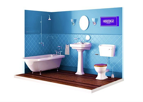 Боковая панель для ванны Heritage COMPACT TRADITIONAL GWG05