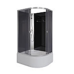Душевая кабина Niagara Eco 110x80 E110/80/40L/TN/BK черный/серебро