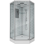 Душевая кабина Niagara Luxe 100x100 NG-7702DW серебро