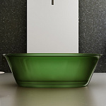 Прозрачная ванна Abber Kristall 170x75 AT9707Emerald зеленый
