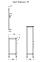 Комплект мебели ASB-Woodline Флоренция 65 9028K белая патина (Тумба+раковина+зеркало+светильники)