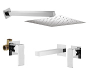 Душевой комплект Plumberia Selection Tag KITTG01CR220