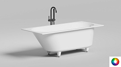 Ванна из литьевого мрамора Salini Ornella 160x70 102416G