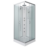 Душевая кабина Niagara Classic 90x90 NG-1101-14BKTG серебро