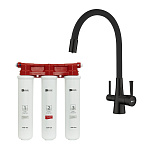 Смеситель для кухни Lemark Comfort LM3075BL085 черный матовый