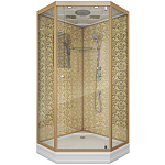 Душевая кабина Niagara Luxe 100x100 NG-7702DG золото