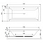 Панель фронтальная для ванны AM.PM Admire W1AA-180-080W-P