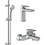 Комплект смесителей Cersanit Nature 64514 с душевым гарнитуром