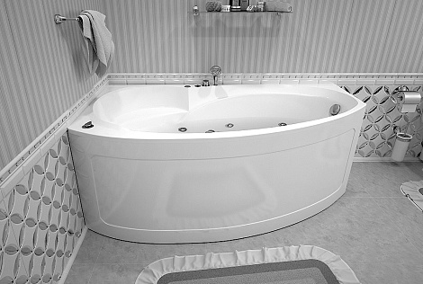 Акриловая ванна Aquanet Jersey 170x90 203988 левая