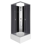 Душевая кабина Niagara Eco 90x90 E90/26Q/TN/BK черный/серебро