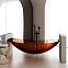 Прозрачная ванна Abber Kristall 180x80 AT9704Opal коричневый