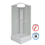 Душевая кабина Niagara Promo 80x80 P80/26Q/MT/BK белый