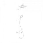 Душевая стойка hansgrohe Croma Select S 280 26890700 1 режим струи белый матовый