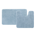 Набор ковриков для ванной комнаты IDDIS Base 50х80 + 50х50 BSET03Mi13 синий