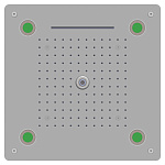 Верхний душ RGW SP-71 Shower Panels 21140273-01 хром