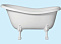 Ванна из литого мрамора Astra Form Роксбург 170x75 с возм. покраски