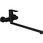 Смеситель для ванны Cersanit Brasko Black 64092 черный матовый