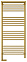 Полотенцесушитель электрический Сунержа Богема с полкой 2.0 1200х500 МЭМ левый 03-5206-1250 золото