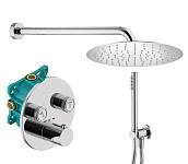 Душевой комплект Plumberia Selection Psbox KITPSB02CRKING с термостатом