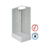 Душевая кабина Niagara Promo 110x80 P110/80/26Q/MT/BK белый