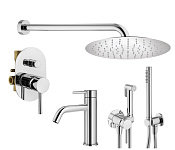Душевой комплект Plumberia Selection Ixo KITZXO15CR53