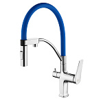 Смеситель для кухни Lemark Comfort LM3074C-Blue с подключением к фильтру с питьевой водой