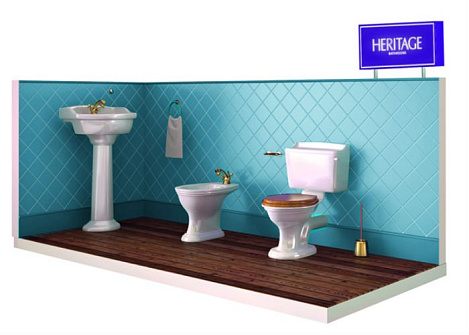 Боковая панель для ванны Heritage COMPACT TRADITIONAL GWG05