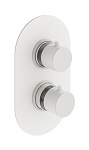 Термостатический смеситель для душа Plumberia Selection Ixo XOT5050BO белый матовый